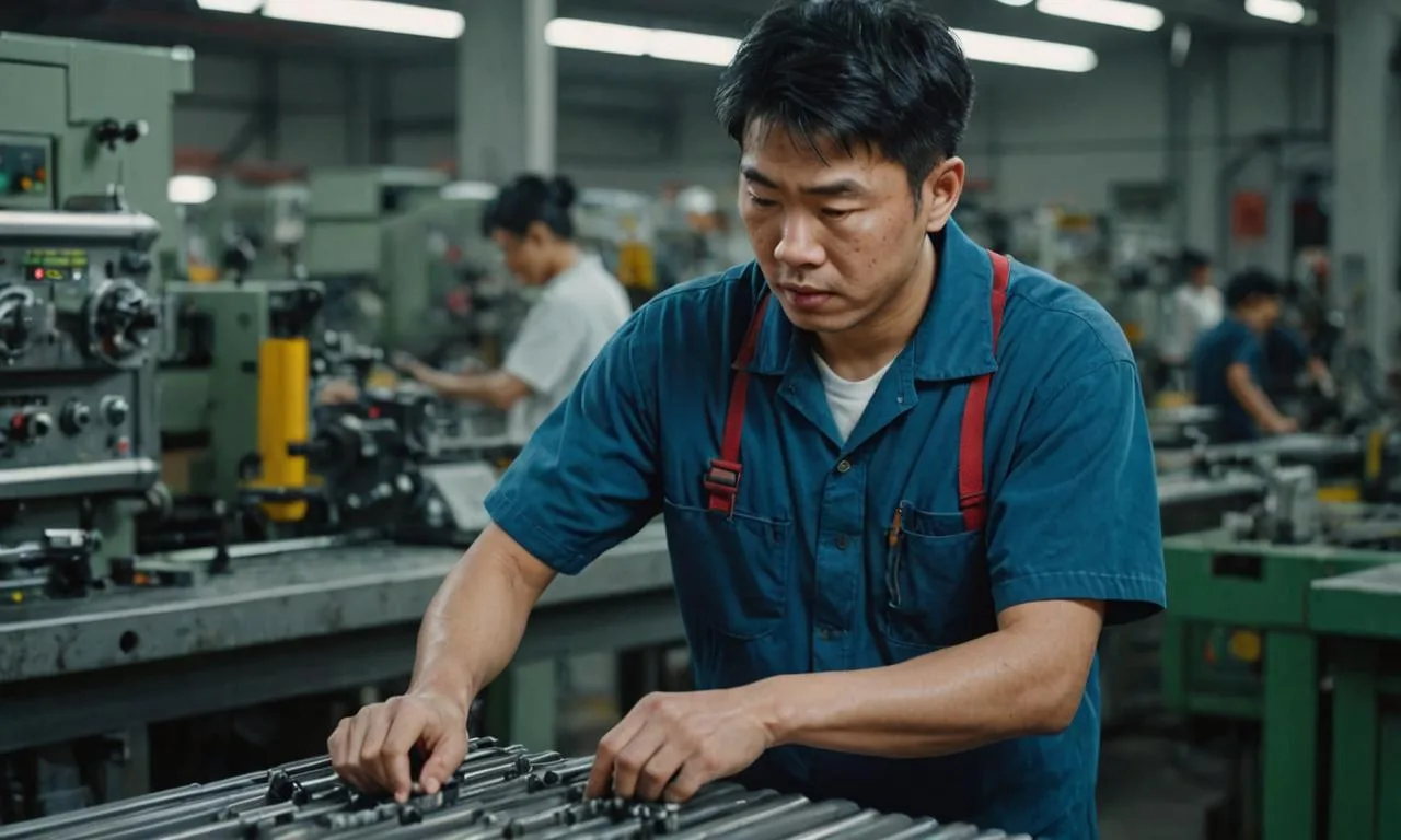Ile zarabia Chińczyk w fabryce?